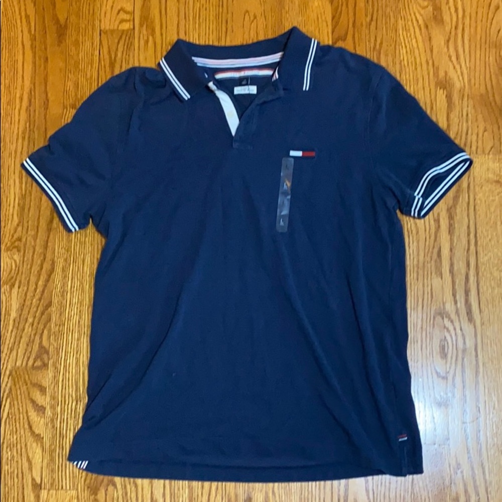 CUSTOM FIT LARGE TOMMY HILFIGER POLO